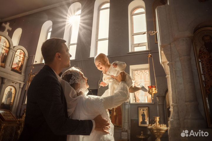 Фотограф Крещение детский фотограф
