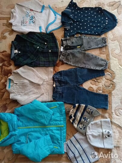 Вещи пакетом для мальчика 74 80