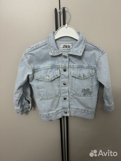 Джинсовая куртка zara 98