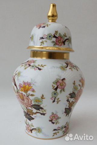 Ваза с крышкой. Фарфор. KPM. Германия. 1970