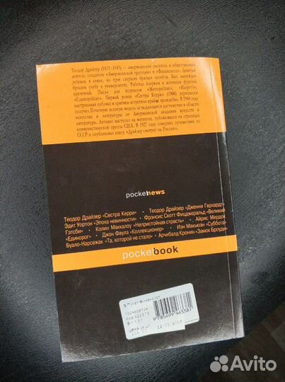 Книга Теодор Драйзер 