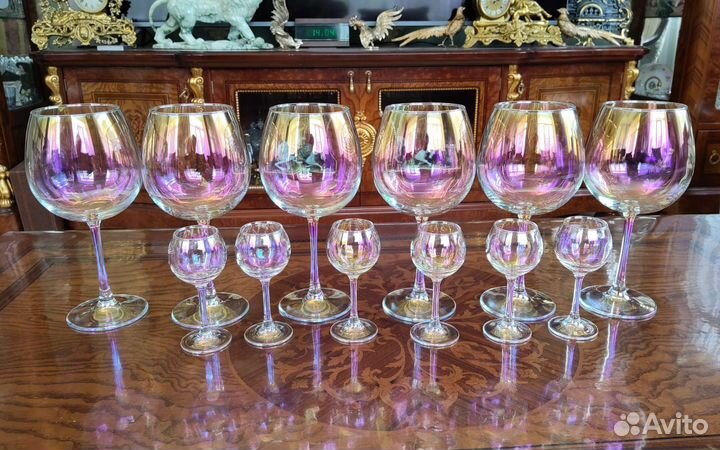 Бокалы фужеры рюмки