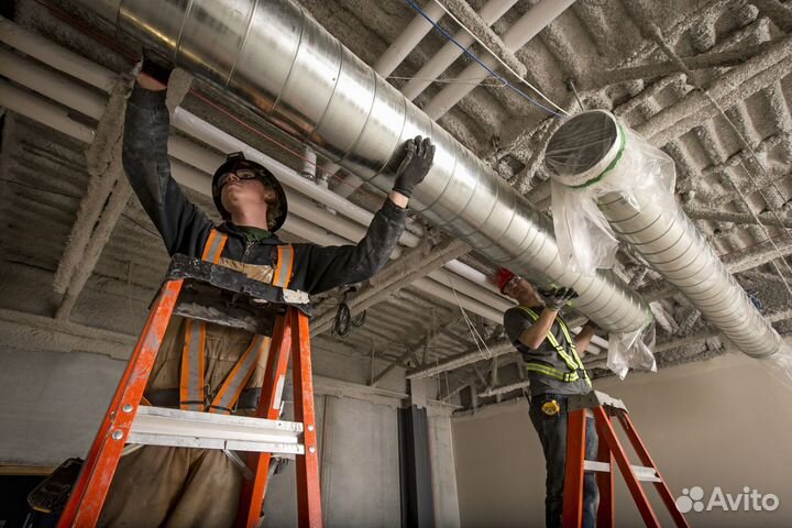 Монтаж систем вентиляции под ключ