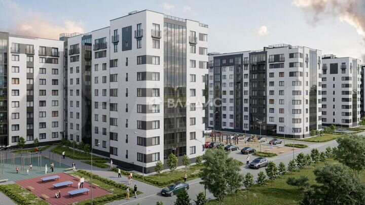 2-к. квартира, 64,7 м², 6/9 эт.