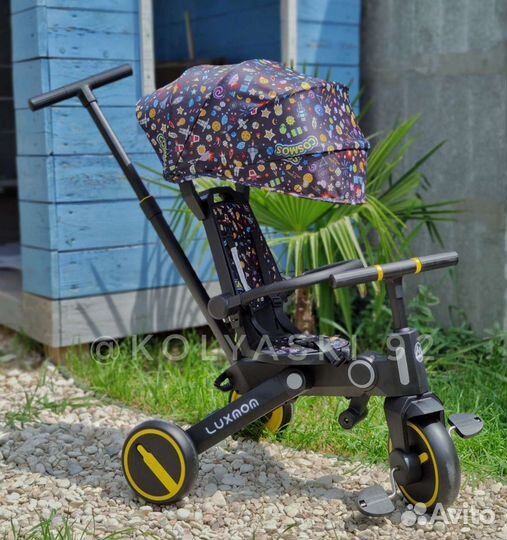 Luxmom (yellow) детский велосипед