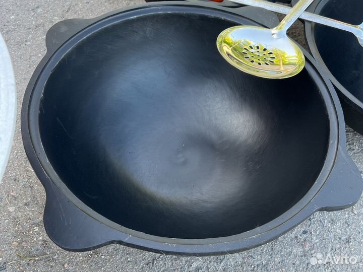 Казан настоящий чугунный