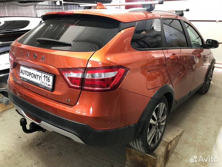 Фаркоп Лада Веста св и кросс съемный шар