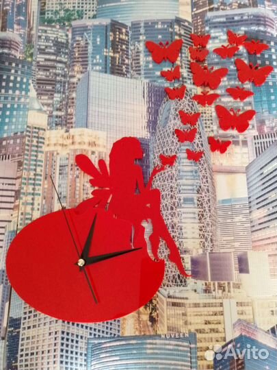 Часы дизайнерские настенные 