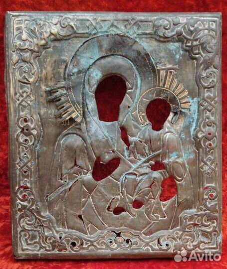 Старинный, оклад от иконы 