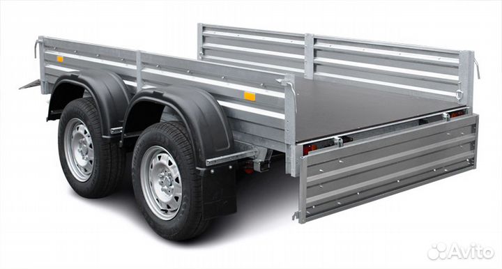 Двухосный бортовой прицеп мзса 817730.001-05-Н