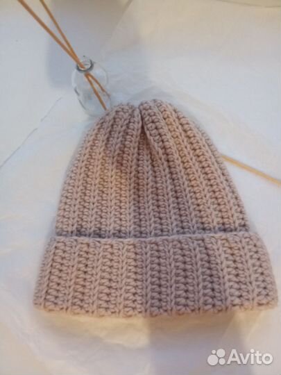 Шапка бини ручная работа