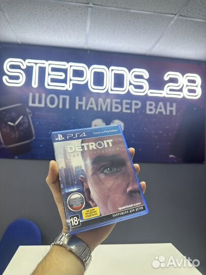 Диск detroit для PS4 новый