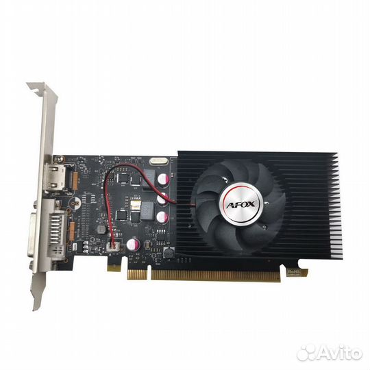 Видеокарта Afox GT1030 2GB gddr5 64Bit DVI hdmi LP Single Fan AF1030-2048D5L5 RTL 30 (780070)(794046