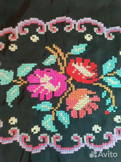 Наволочка декоративная с вышивкой СССР