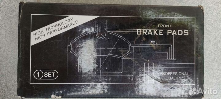 Передние тормозные колодки ford transit