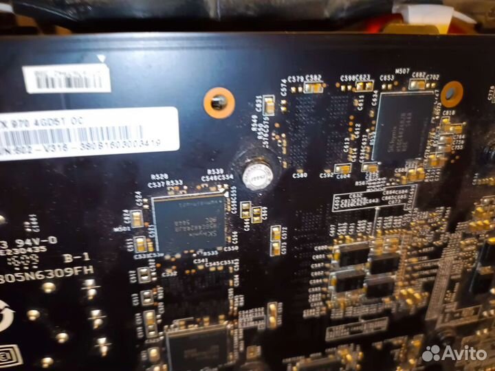 Видеокарта msi geforce gtx 970 OC tiger 4g