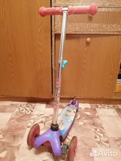 Самокат детский трехколесный бу