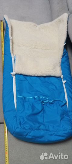 Зимний конверт в коляску для новорожденного