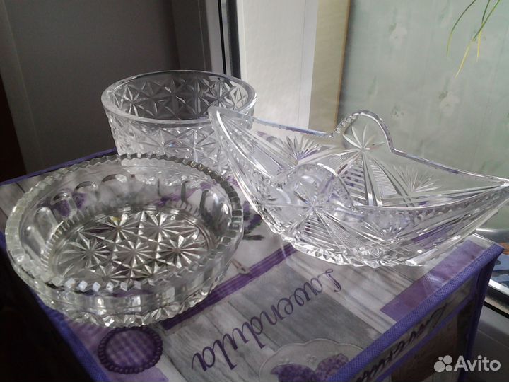 Продам хрустальные конфетницы СССР