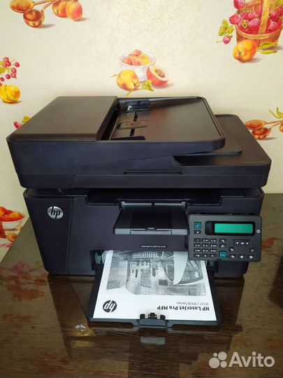 Мфу лазерный HP LaserJet M127fn(пробег 9тыс. стр)