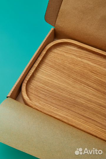 Поднос деревянный из Дуба