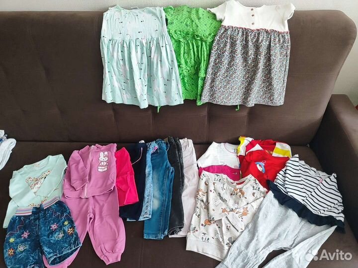 Пакет вещей на девочку 74-80 до 104