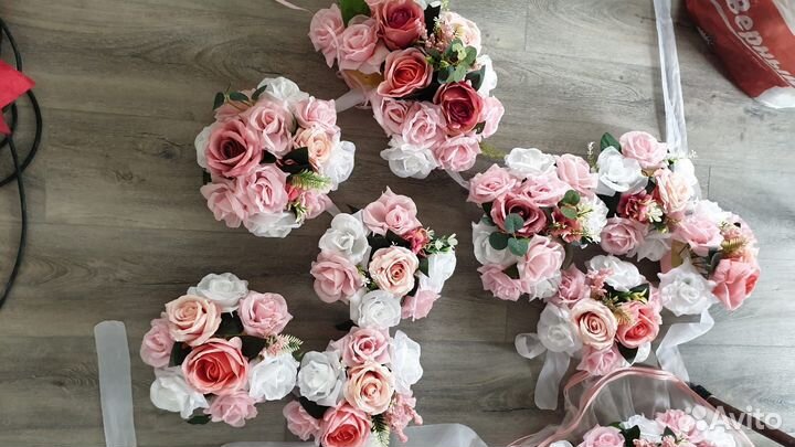 Свадебные украшения на авто