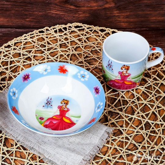 Новая Детская посуда для кормления Фарфор