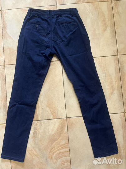 Брюки мужские синие р 48