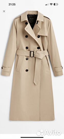 Тренч женский Massimo Dutti