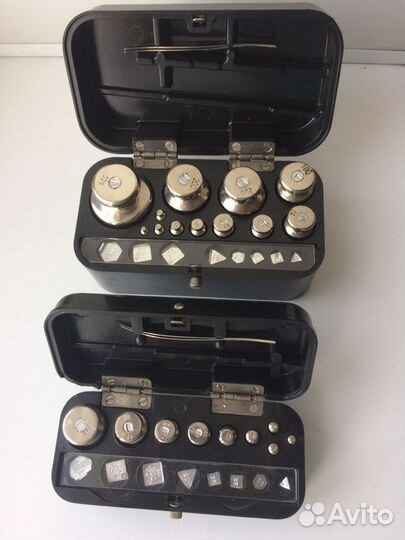 Набор гирь для весов от 10 млг до 500 грамм