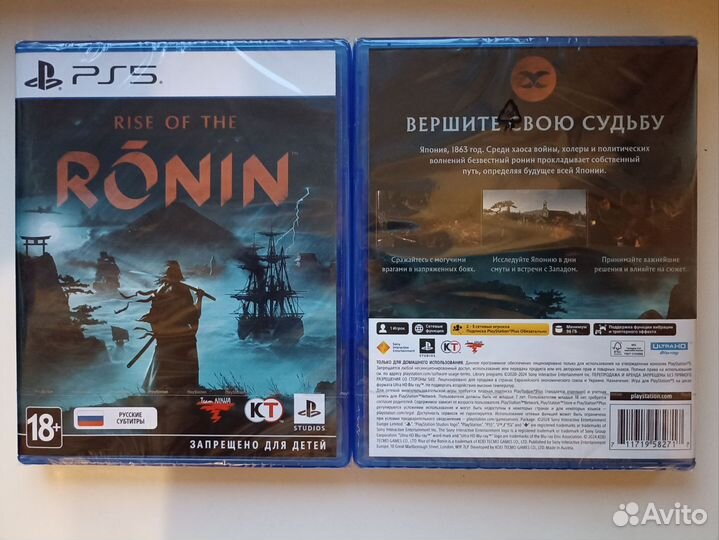 Rise of the Ronin PS5 (Ру обложка)