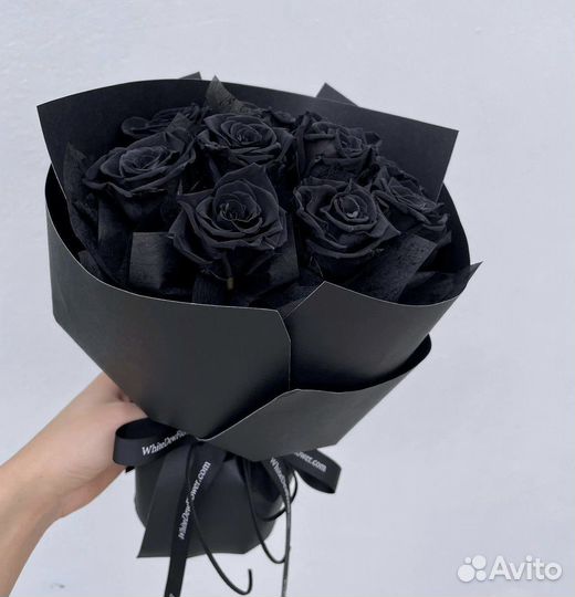 Черные розы