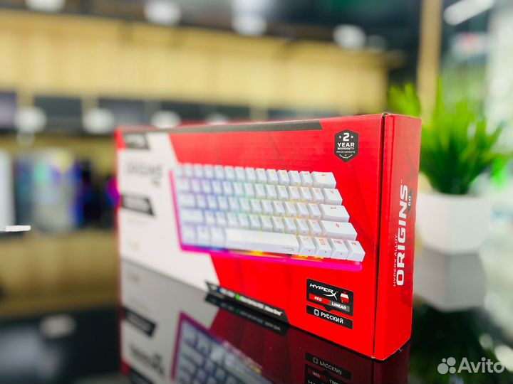 Клавиатура Hyper X Alloy Origins Core RGB 60 Белая