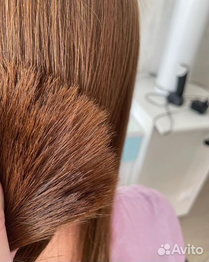 Выпрямление и реконструкция волос