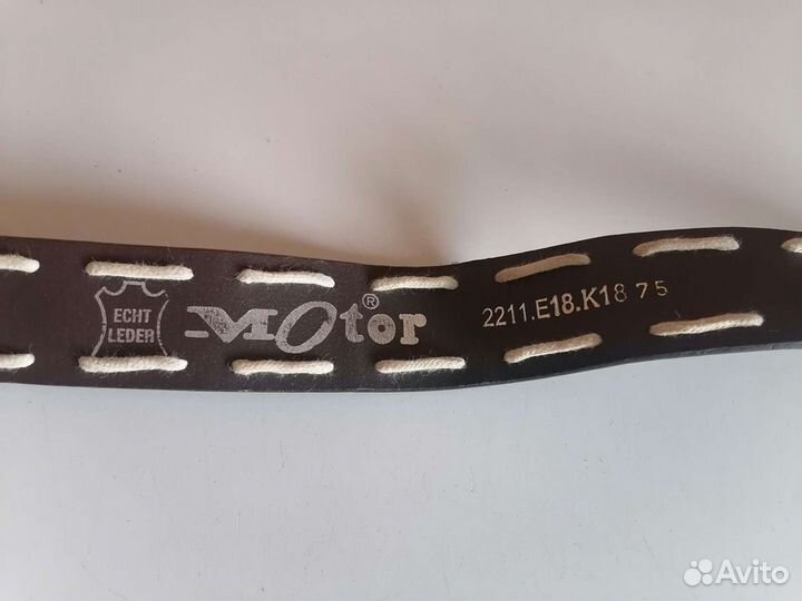 Ремень кожаный оригинал motor 75cм