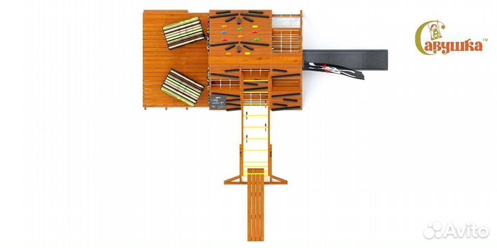 Игровая площадка Савушка База 5 с креслами