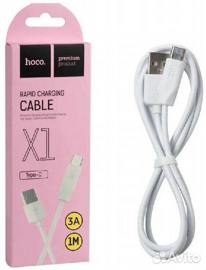 Кабель для зарядки телефона Hoco USB Type-c