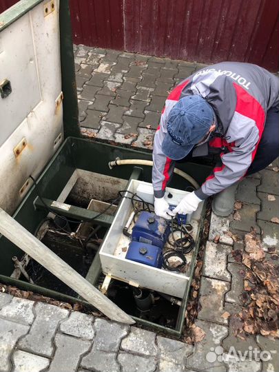 Чистка, сервисное обслуживание, монтаж септиков