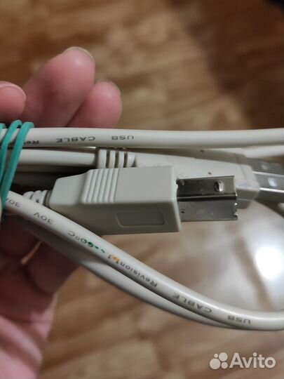 Кабель для компьютера usb A usb B