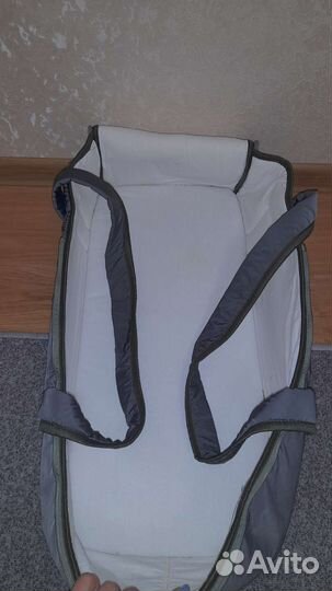 Люлька переноска с твёрдым дном