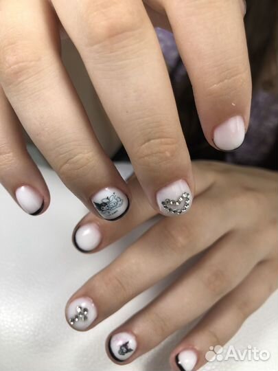 Маникюр с покрытием гель лак
