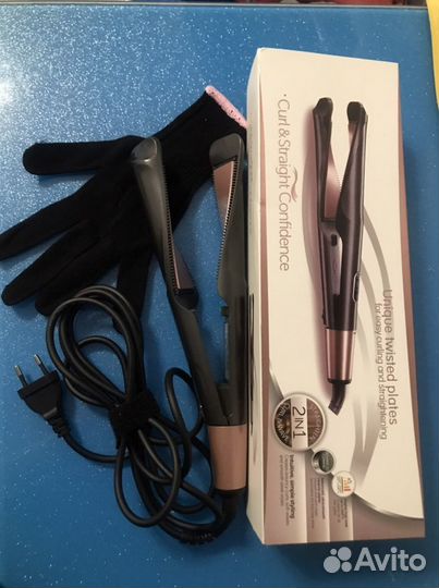 Утюжок для волос 2в1