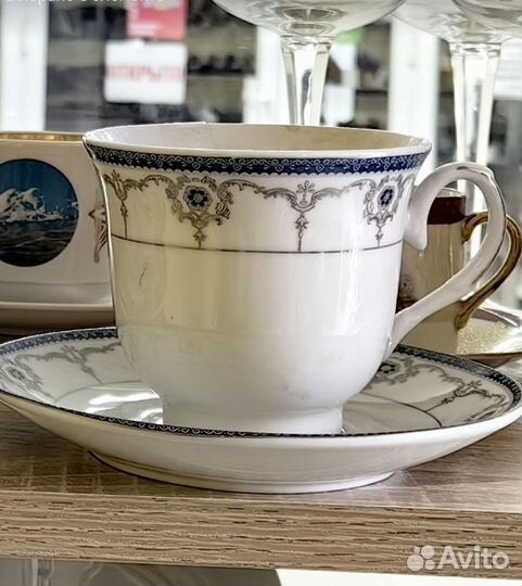 N2. Кружка- Чашка чайная европа с блюдцем