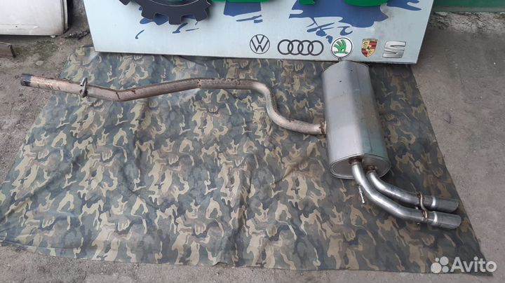 Глушитель Фольксваген Тигуан 2