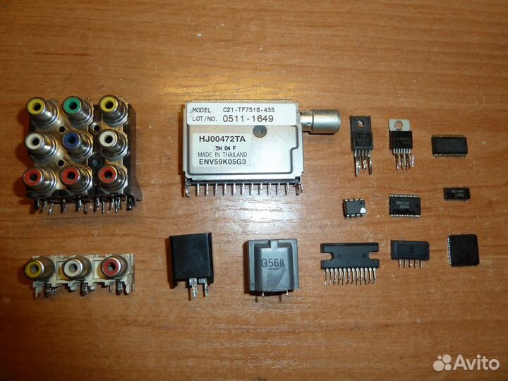 Запчасти для ЭЛТ телевизора