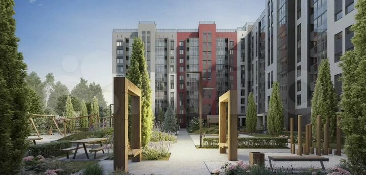 4-к. квартира, 71,6 м², 1/10 эт.