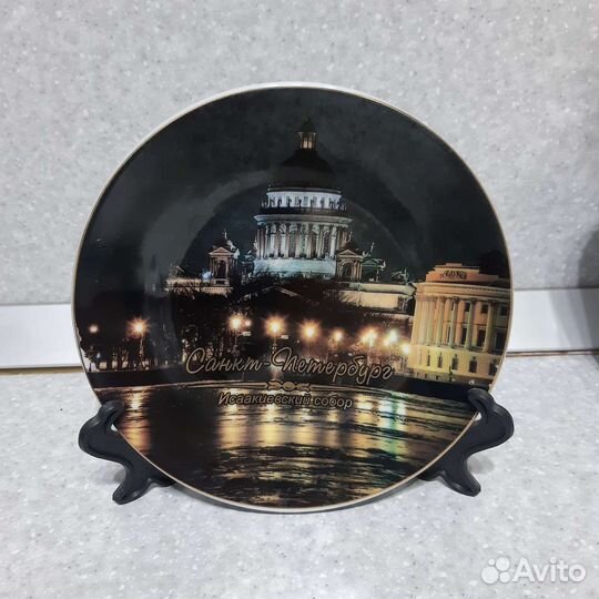 Тарелка декоративная керамика