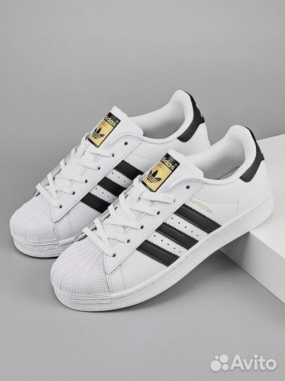 Кроссовки Adidas Originals Superstar белые q-4937