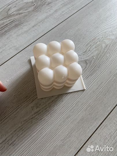 Силиконовая форма для свечей и мыла «Бабл«